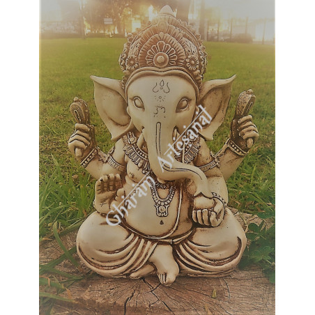 Dios Ganesha en resina 25 cm