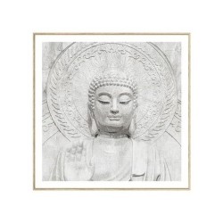 Cuadro Buddha Blanco