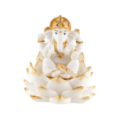 Ganesha Blanco/oro 8 cm