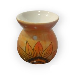 Quemador de cerámica flor